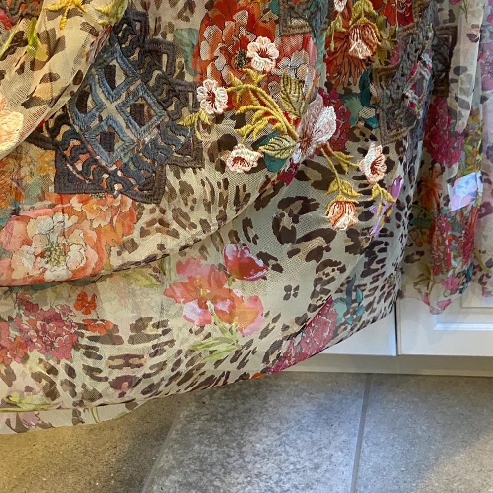Johnny Was Multicolor Floral Dress - Picture 6 of 11